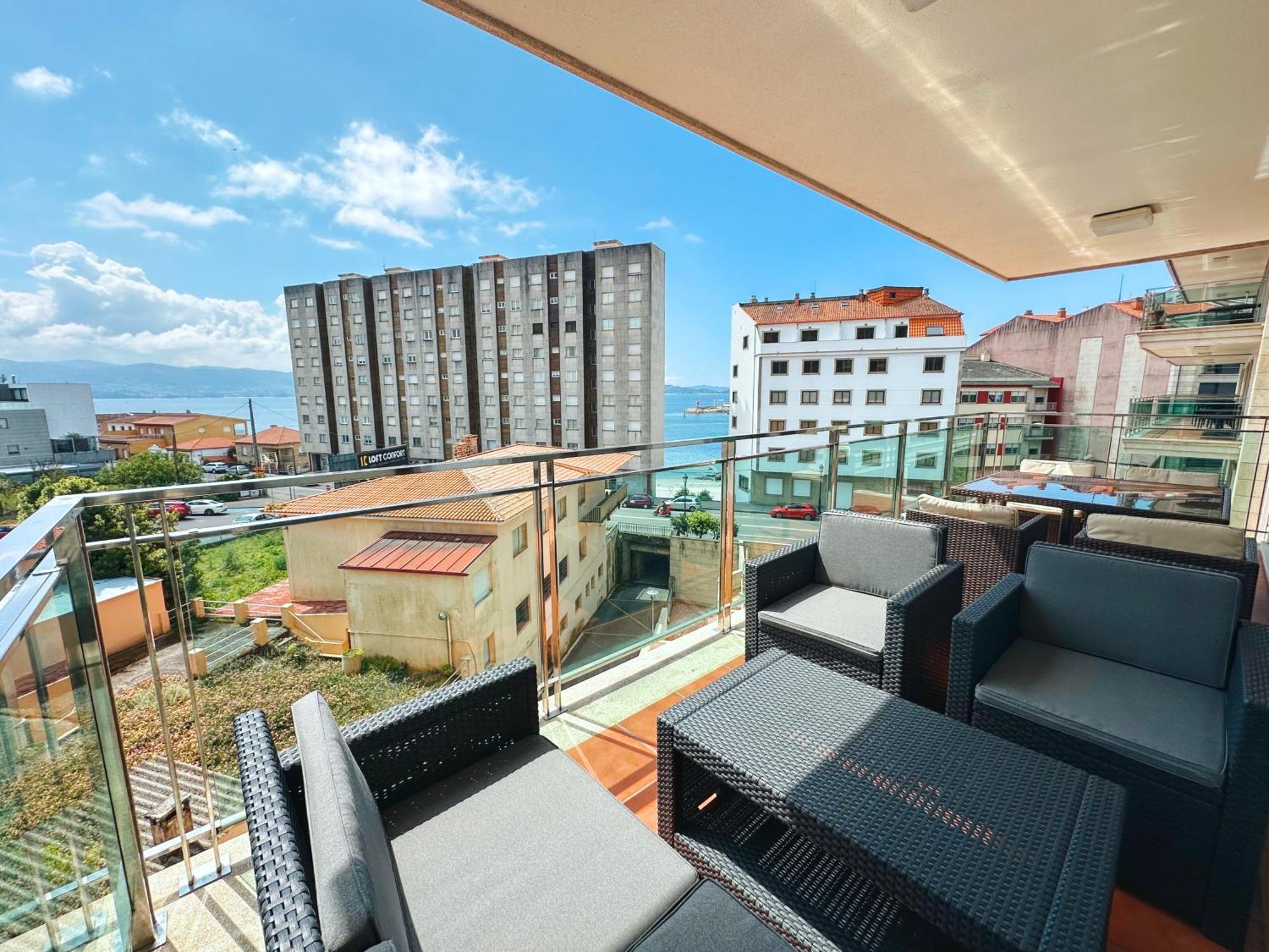 Apartamento Carabuxeira Playa Sanxenxo Exterior photo